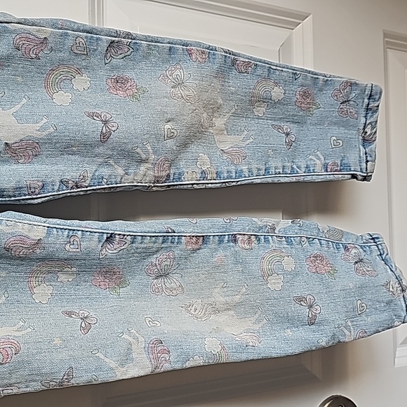 The Children's Place Unicorn Print Stretchy Jean W/ Adjustable Waistband Size 5 - Picture 5 of 7